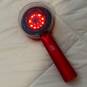 Oil Dispensing Massage Comb with Red Light Therapy